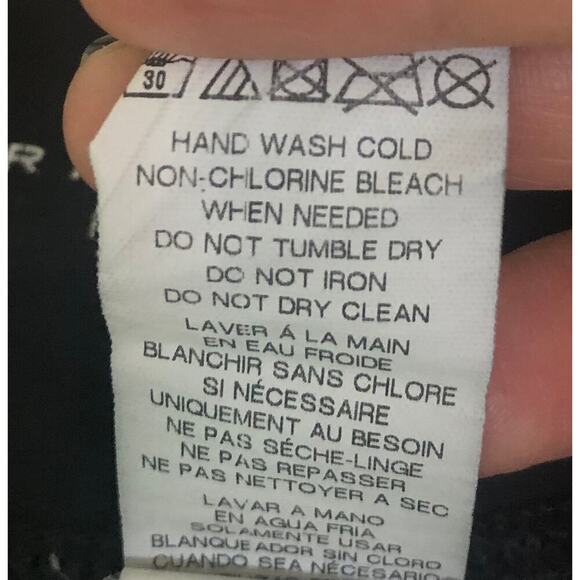 Trina Turk Recreation Size Small Black Activewear Capri Leggings Cut-Out Detail - Picture 5 of 7